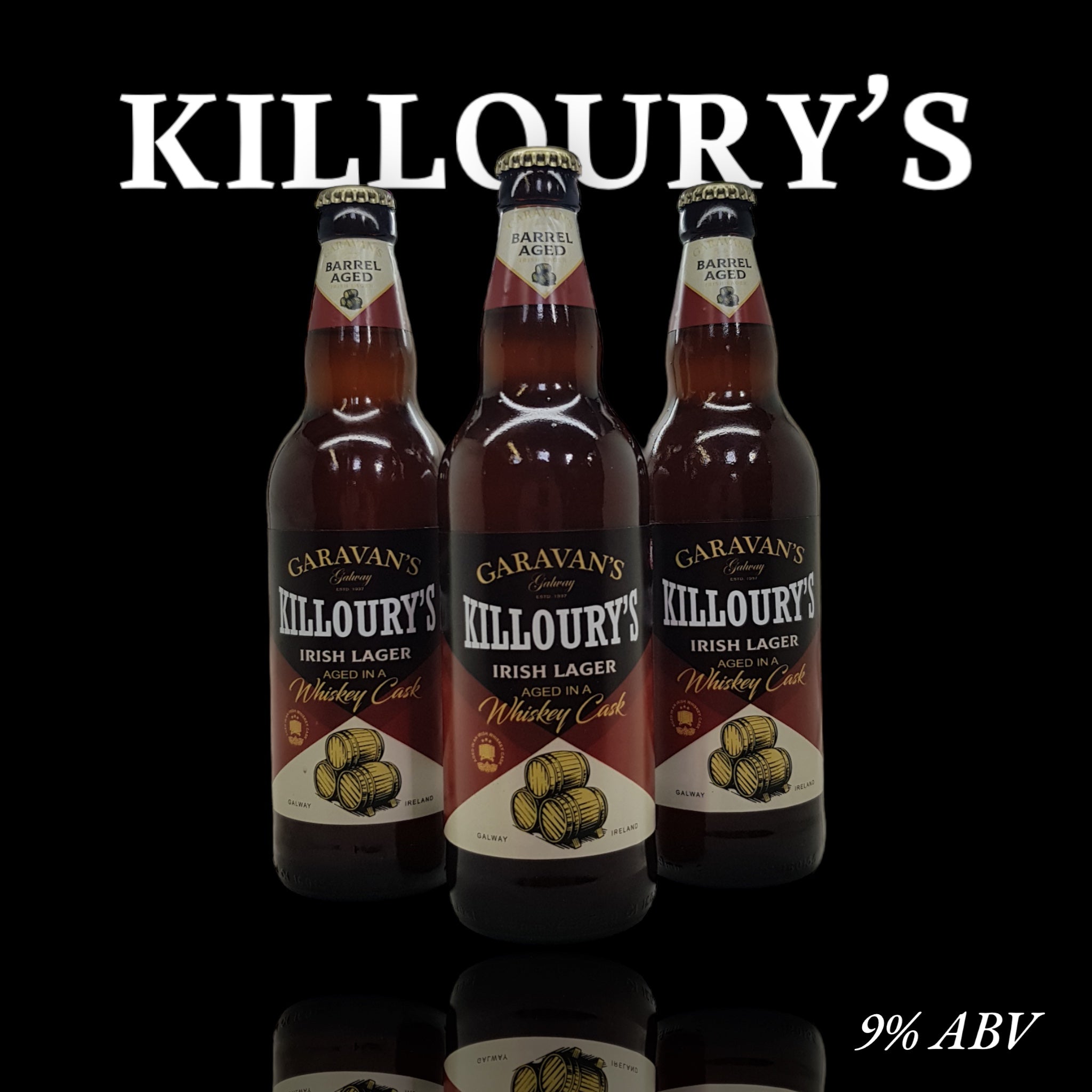 Killoury's Irish Lager - Whiskey Cask Aged