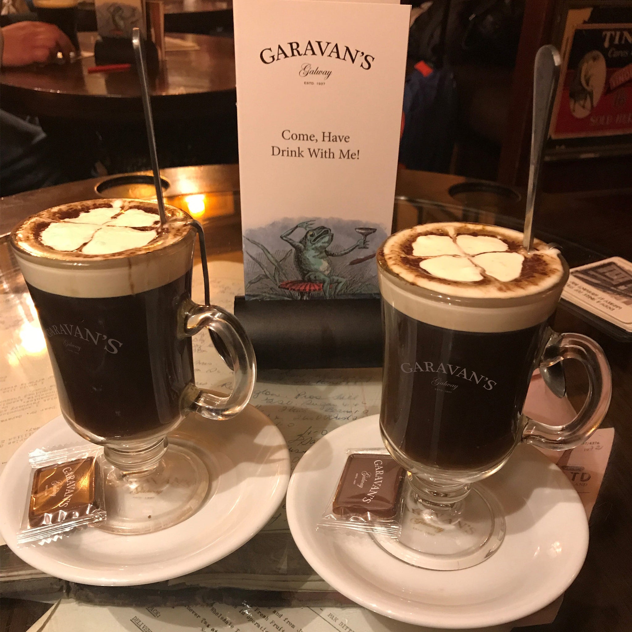 Garavan’s Irish Coffee Glass - Handcrafted for the Perfect Irish Coffee Experience - Authentic Gift for Coffee Enthusiasts - Exclusively Available Here