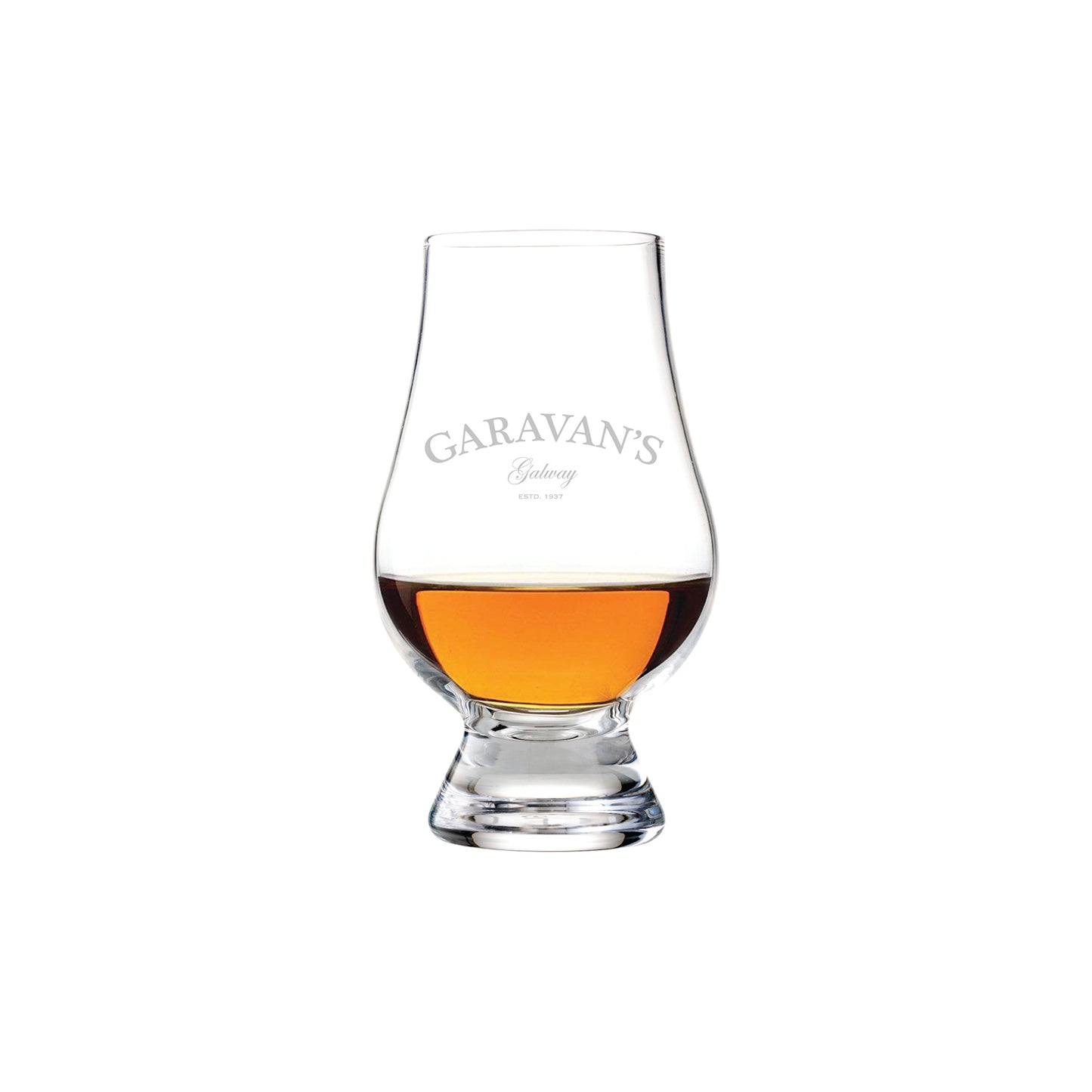 Garavan’s Whiskey and Glass Set - Luxurious Gift for Whiskey Lovers - Expertly Crafted Irish Whiskey Glasses and 8-Year Single Malt Whiskey in Velvet-lined Gift Box