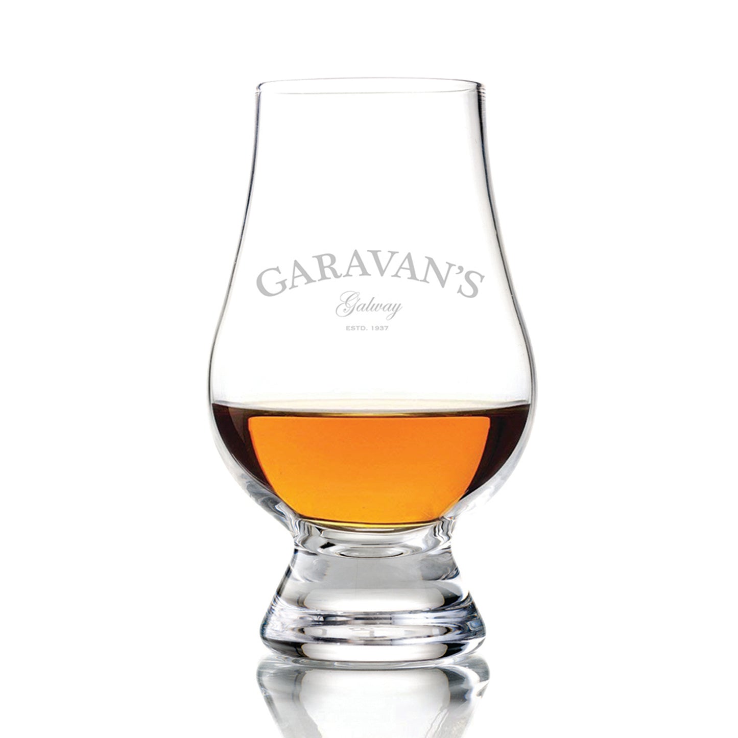 Garavan’s Whiskey Tasting Glass - Luxurious Irish Whiskey Gift Set - Expertly Crafted Tulip Shape for Enhanced Flavors - Perfect Gift for Whiskey Lovers