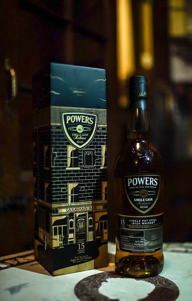 Powers and Garavan's 15-Year-Old Single Malt Irish Whiskey - Limited Edition Collaboration - Only 240 Bottles - Hand-Selected by Powers Master Blender - Exclusively Available at Garavan's Ba