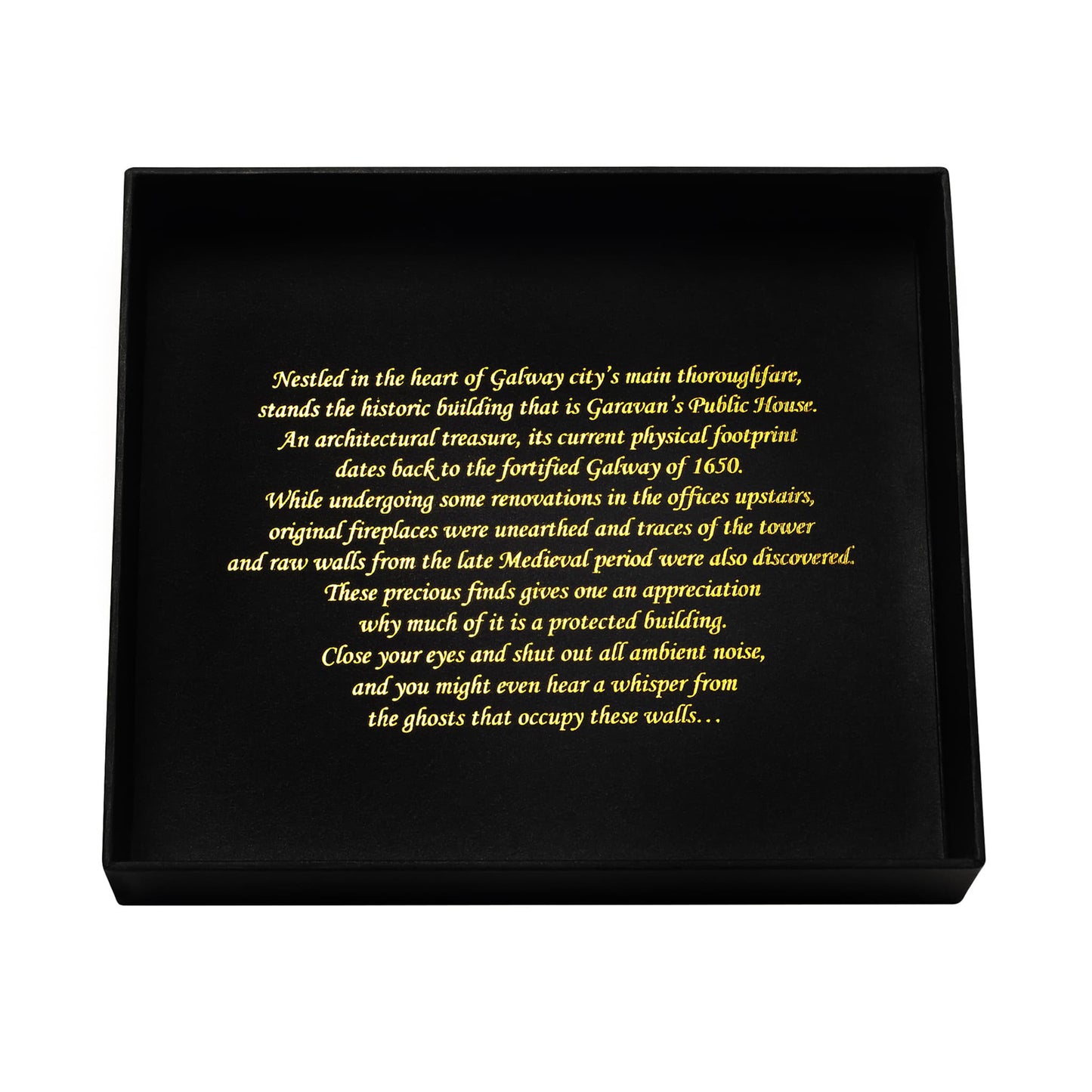 Garavan’s Whiskey Glass Set - Luxurious Gift for Whiskey Lovers - Expertly Crafted Irish Whiskey Glasses in Velvet-lined Gift Box